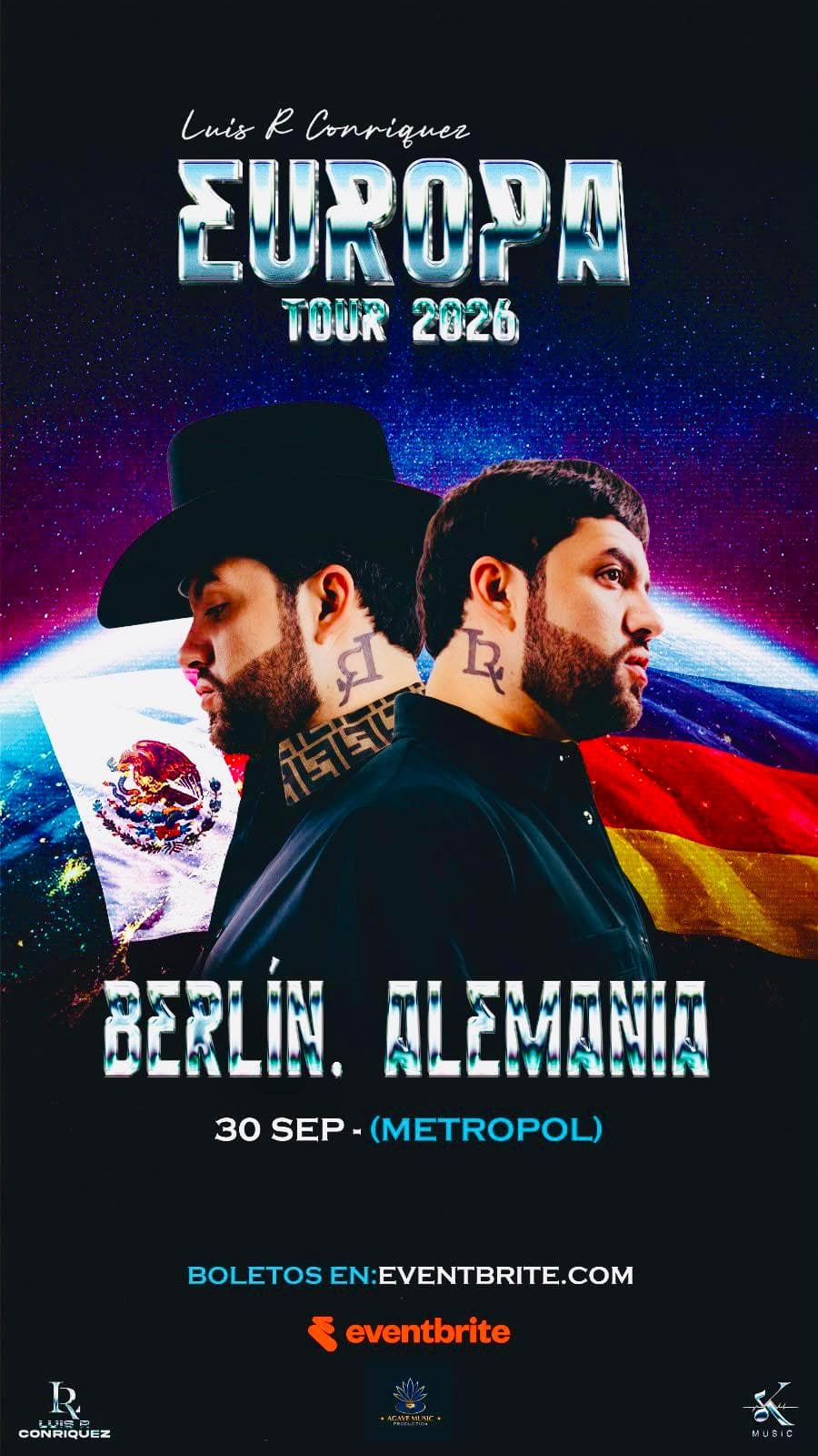 Luis R. Conriquez en Berlin - Europa Tour 2026