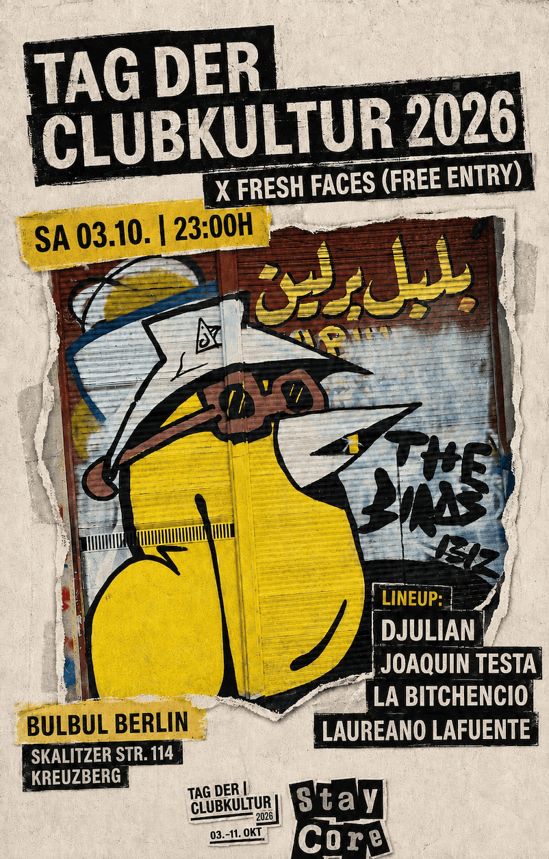 TAG DER CLUBKULTUR 2026 - FRESH FACES (FREE ENTRY)