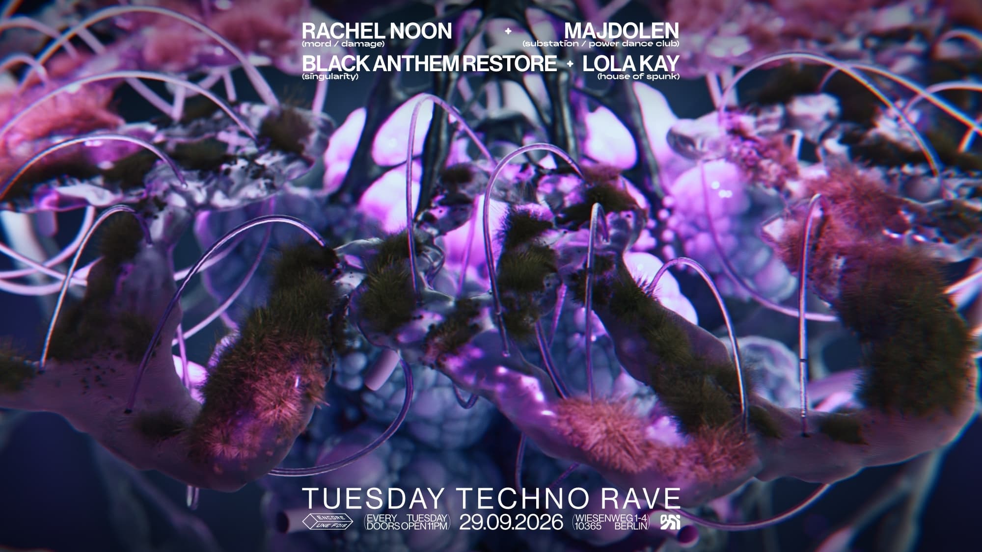 ✦encore.une.fois✦ / TUESDAY TECHNO RAVE