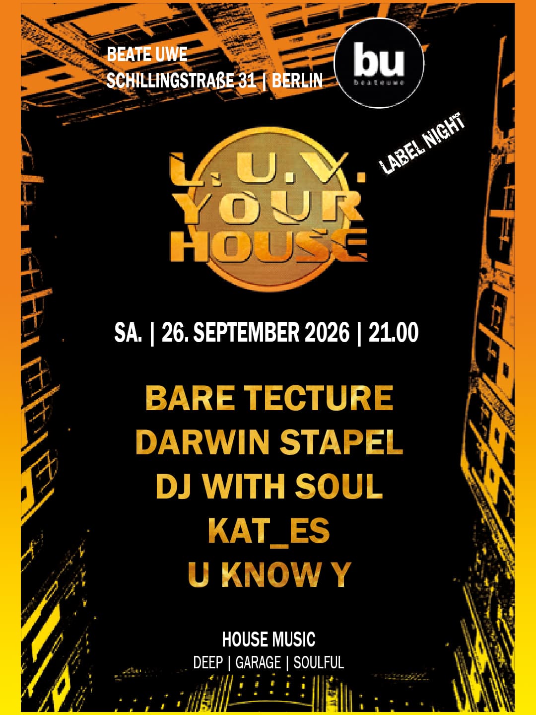 Beate Invites /// L.U.V. YOUR HOUSE
