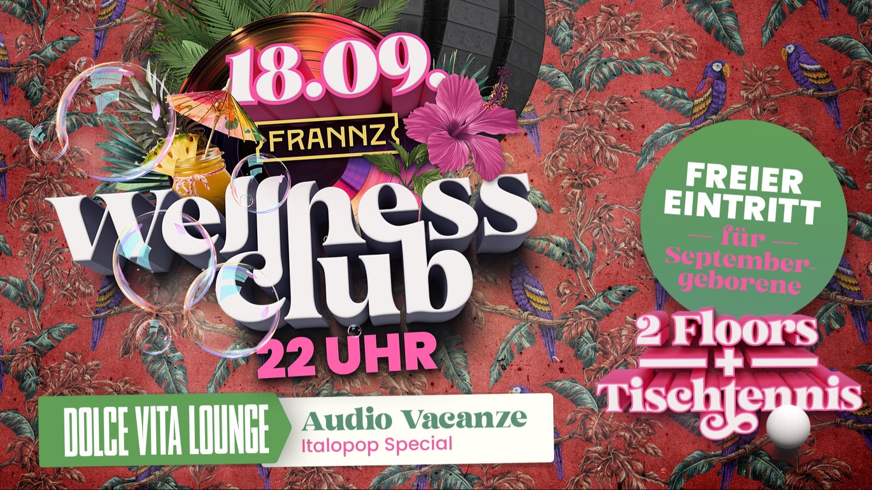 Wellness Club mit Italopop Special
