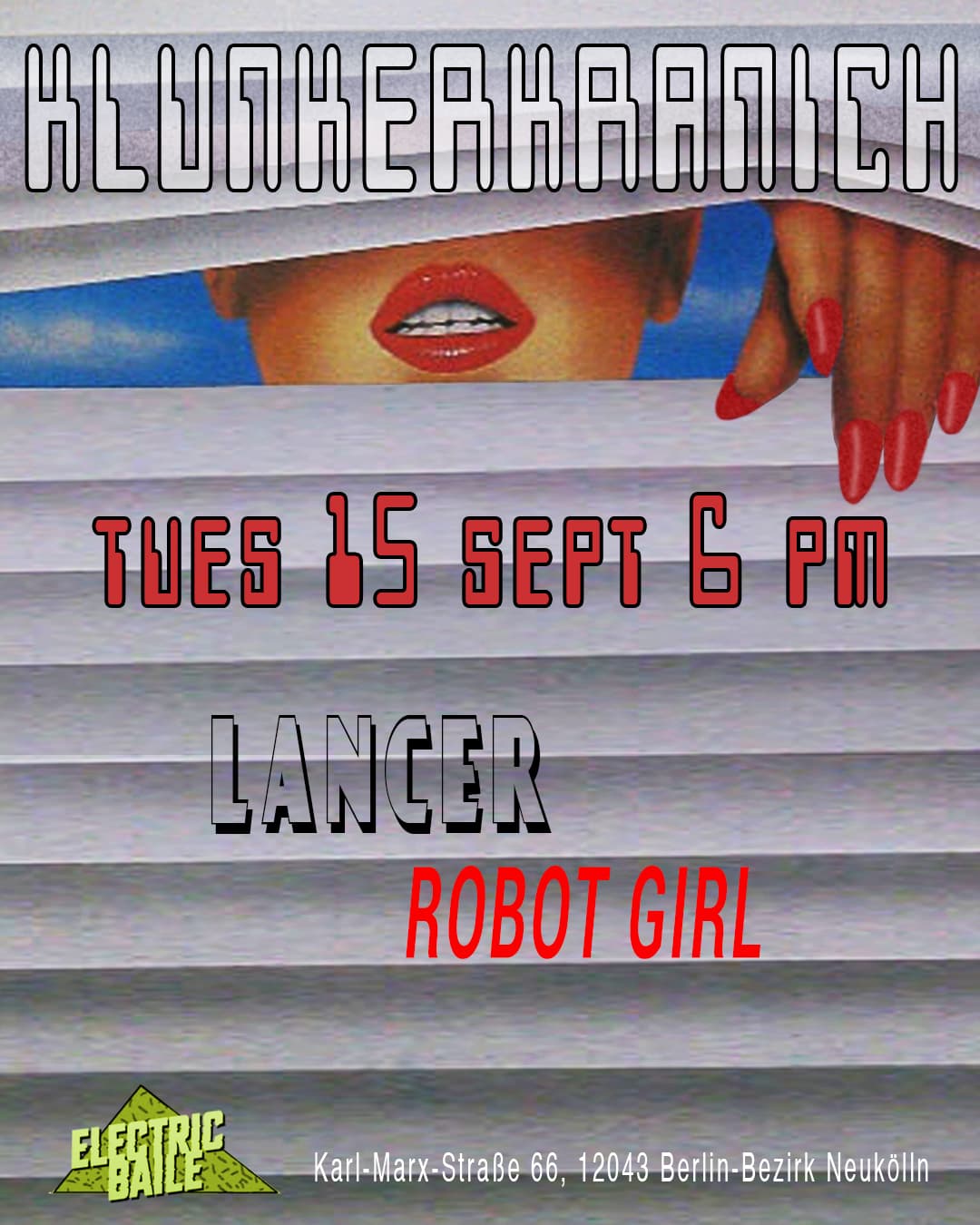 ELECTRIC BAILE w. Lancer, Robot Girl