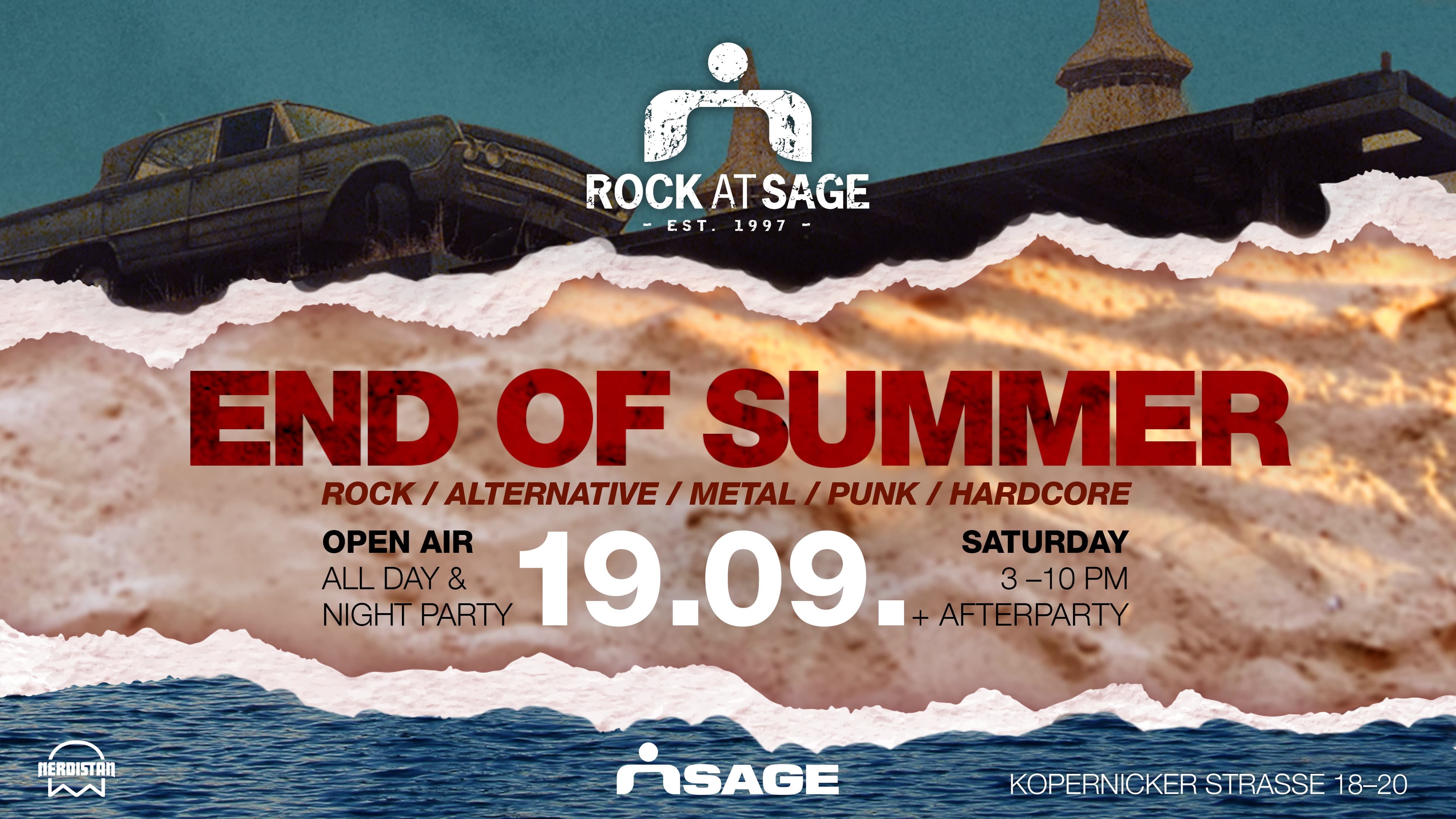 ROCK AT SAGE - End of Summer Edition + After Party