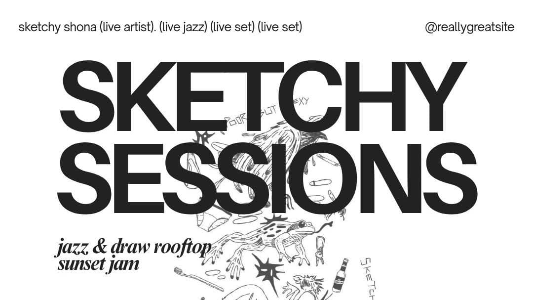 COUNTERCULT presents: SKETCHY SESSIONS | jazz & draw rooftop sunset jam w. Analog Beats Collective, Sketchy Shona, Mad Mod, Natascha Roze